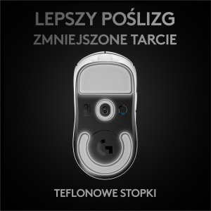 Mysz Logitech G Pro X Superlight White (910-005942) + G Pro X Czarne (981-000818) 7