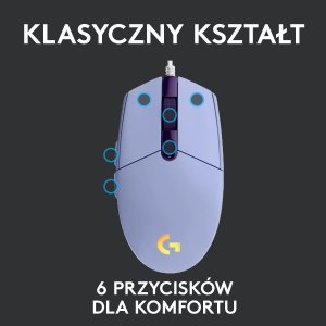 Mysz Logitech G102 Lightsync (910-005854) + G Pro X Czarne (981-000818) 11