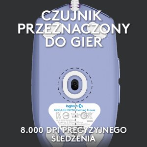 Mysz Logitech G102 Lightsync (910-005854) + G Pro X Czarne (981-000818) 10