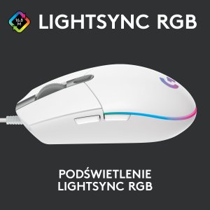 Mysz Logitech G102 Lightsync (910-005824) + G Pro X Czarne (981-000818) 11