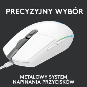 Mysz Logitech G102 Lightsync (910-005824) + G Pro X Czarne (981-000818) 3
