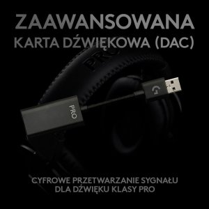 Mysz Logitech G305 Lightspeed (910-005292) + G Pro X Czarne (981-000818) 7