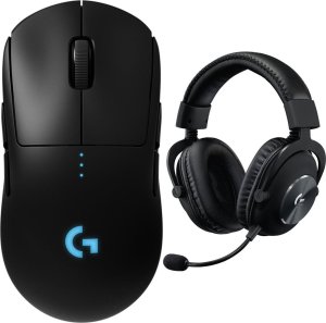 Mysz Logitech G Pro Wireless  (910-005272) + G Pro X Czarne (981-000818) 1