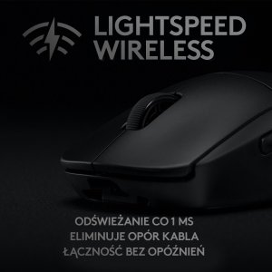 Mysz Logitech G Pro Wireless (910-005272) + G Pro X Czarne (981-000818) 5