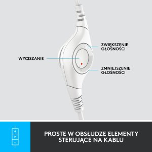Słuchawki Logitech H390 Off White (981-001286) + C270 (960-001063) 5