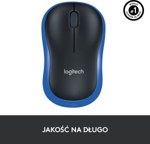 Mysz Logitech M185 Niebieska (910-002239) + Studio Series - GRAPHITE (956-000049) 3