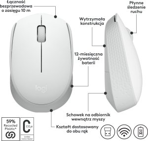 Mysz Logitech M171 biała (910-006867) + Studio Series - GRAPHITE (956-000049) 9