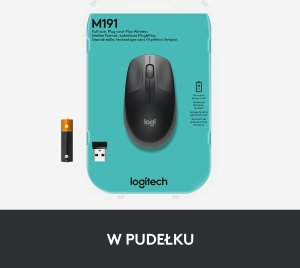 Mysz Logitech M190 Full-size (910-005906) + Studio Series - GRAPHITE (956-000049) 9