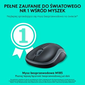 Mysz Logitech M185 Czerwona (910-002240) + Studio Series - GRAPHITE (956-000049) 8