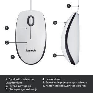Mysz Logitech M100 (910-005004) + Studio Series - GRAPHITE (956-000049) 6