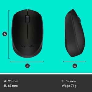 Mysz Logitech B170 (910-004798) + Studio Series - GRAPHITE (956-000049) 4