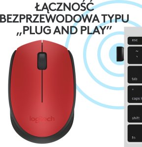Mysz Logitech M171 czerwony (910-004641) + Studio Series - GRAPHITE (956-000049) 8