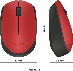 Mysz Logitech M171 czerwony (910-004641) + Studio Series - GRAPHITE (956-000049) 10