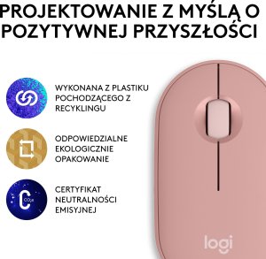 Mysz Logitech Pebble Mouse 2 M350s (910-007014) + Studio Series - MID GREY (956-000052) 7