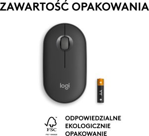 Mysz Logitech Pebble Mouse 2 M350s (910-007015) + Studio Series - MID GREY (956-000052) 5