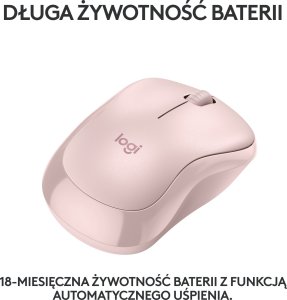 Mysz Logitech M240 Silent różowa (910-007121) + Studio Series - MID GREY (956-000052) 2