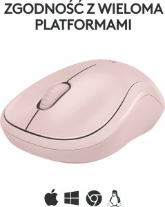 Mysz Logitech M240 Silent różowa (910-007121) + Studio Series - MID GREY (956-000052) 4