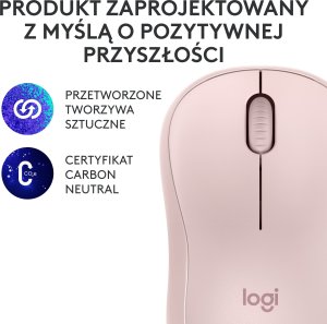Mysz Logitech M240 Silent różowa (910-007121) + Studio Series - MID GREY (956-000052) 6