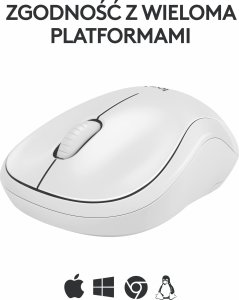 Mysz Logitech M240 Silent biała (910-007120) + Studio Series - MID GREY (956-000052) 4