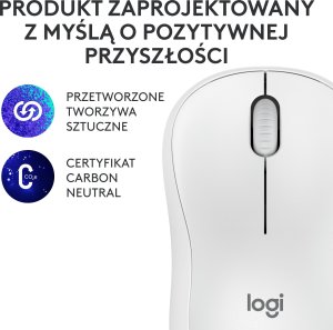 Mysz Logitech M240 Silent biała (910-007120) + Studio Series - MID GREY (956-000052) 6