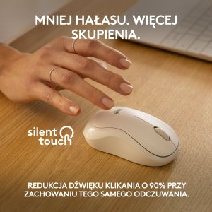 Mysz Logitech M240 Silent biała (910-007120) + Studio Series - MID GREY (956-000052) 9