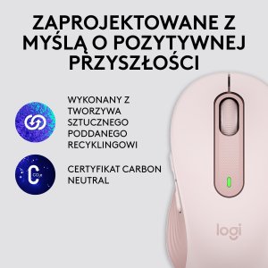 Mysz Logitech M650 Różowy (910-006254) + Studio Series - MID GREY (956-000052) 6