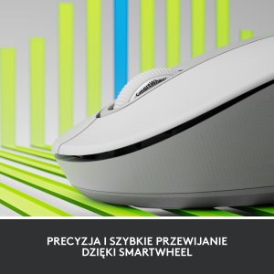 Mysz Logitech M650 Biało-szary (910-006255) + Studio Series - MID GREY (956-000052) 3