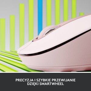 Mysz Logitech M650 L Różowy (910-006237) + Studio Series - MID GREY (956-000052) 3