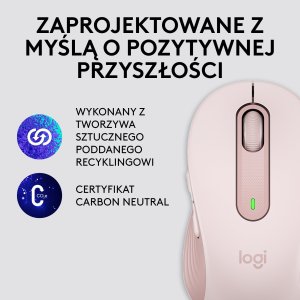 Mysz Logitech M650 L Różowy (910-006237) + Studio Series - MID GREY (956-000052) 6