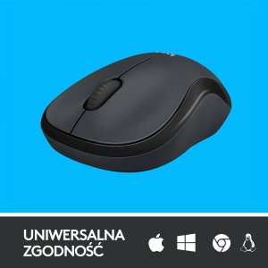 Mysz Logitech M220 Silent (910-004878) + Studio Series - MID GREY (956-000052) 8