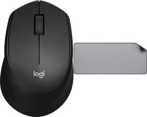 Mysz Logitech M330 Silent Plus (910-004909) + Studio Series - MID GREY (956-000052) 1