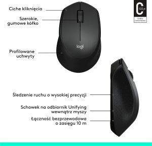 Mysz Logitech M330 Silent Plus (910-004909) + Studio Series - MID GREY (956-000052) 7