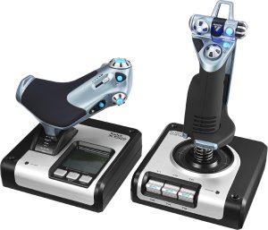 Joystick Logitech G Saitek X52 Flight Control System USB (945-000006) + G X56 Hotas (945-000059) 2
