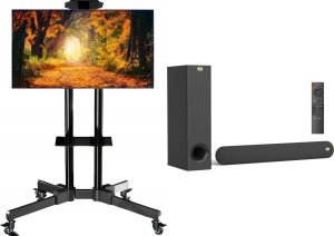 Mozos Mozos Stojak podłogowy 1500 32'' - 60'' + Soundbar Cinema 1