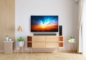Mozos Mozos Stojak podłogowy Vesa 32'' - 70'' + Soundbar THEATER 17