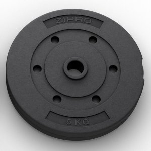 Zipro Zestaw obciążeń 4x5kg talerz obciążenie bitumiczne krążek 20kg Zipro 31