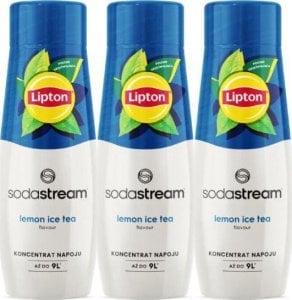 Sodastream 3 x Syrop Lipton Ice Tea cytrynowa 440 ml 1