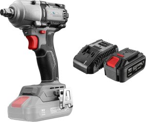 Klucz udarowy Graphite Klucz udarowy bezszczotkowy 450Nm Energy+, 58G038 + akumulator 4 Ah z ładowarką 58GE132 1