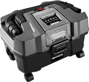 Odkurzacz przemysłowy Graphite Odkurzacz przemysłowy Graphite 58GE105 + akumulator 4 Ah z ładowarką 58GE132 2