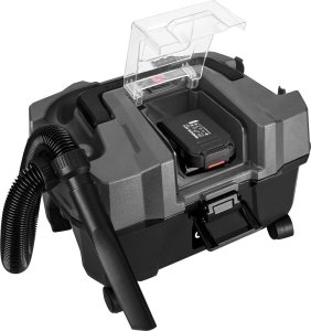 Odkurzacz przemysłowy Graphite Odkurzacz przemysłowy Graphite 58GE105 + akumulator 4 Ah z ładowarką 58GE132 6