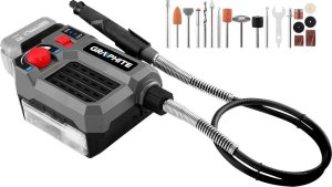 Graphite Multiszlifierka Energy+ 18V 58GE107 + akumulator 4 Ah z ładowarką 58GE132 2