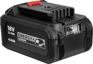 Radio budowlane Graphite Radio budowlane akumulatorowo-sieciowe Energy+ 18V 58GE128 + akumulator 4 Ah z ładowarką 58GE132 7