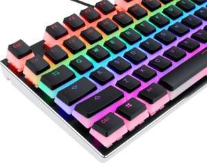 Klawiatura Redragon Redragon K606 Lakshmi Red switch (K606-OG&GY&BK) + A130 PBT Doubleshot Keycaps (A130Black) 10