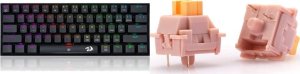 Klawiatura Redragon Redragon K630 DragonBorn Outemu Red (RED-K630RGB) + A113 QL Bullet Keycaps (A113QL) 1