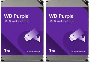 Dysk serwerowy WD Zestaw 2 dyski serwerowe WD Purple 1TB 3.5'' SATA III (6 Gb/s) (WD11PURZ) 1
