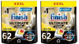 Finish Kapsułki Ultimate Plus 124szt. Lemon (FINS-KA-040-10) 1
