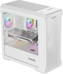 Obudowa Genesis Irid 503 ARGB Lite biała (NPC-2224) + 3-pack Oxal 120 ARGB Biały 24
