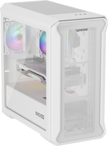 Obudowa Genesis Irid 503 ARGB Lite biała (NPC-2224) + 3-pack Oxal 120 ARGB Biały 27