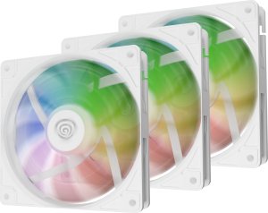 Obudowa Genesis Irid 503 ARGB Lite biała (NPC-2224) + 3-pack Oxal 120 ARGB Biały 31