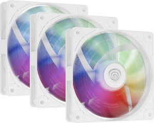 Obudowa Genesis Irid 503 ARGB Lite biała (NPC-2224) + 3-pack Oxal 120 ARGB Biały 35